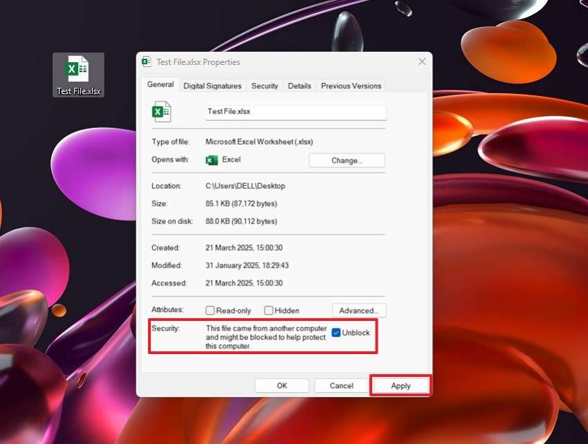 enable unblock option