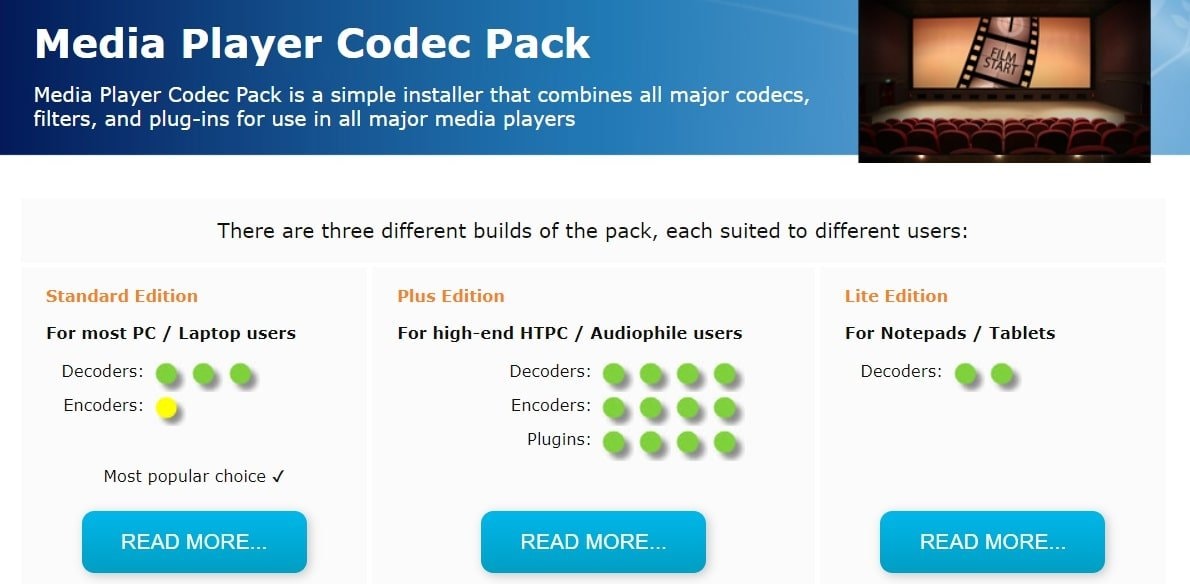 media player codec pack