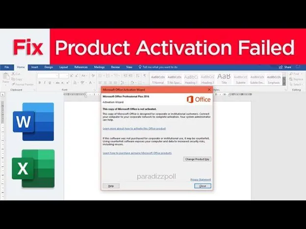 How to Fix Microsoft Word Activation Failed Issue?