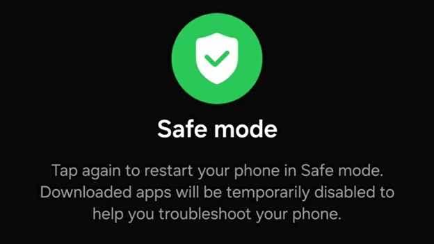 using safe mode 