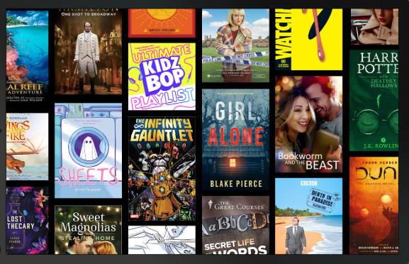 Hoopla official streaming website screenshot showing its movie and TV browsing experience