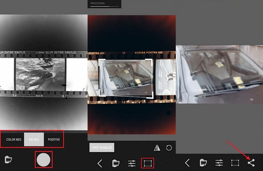 convert negative film usim filmlab