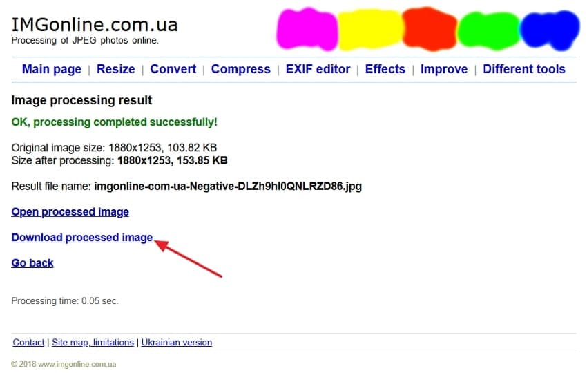 download process image imgonline tool