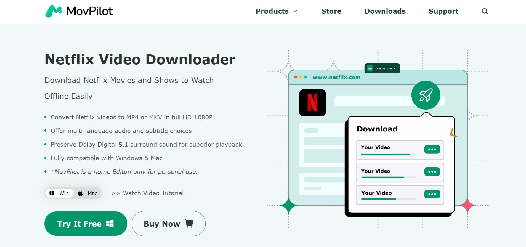 movpilot netflix video downloader