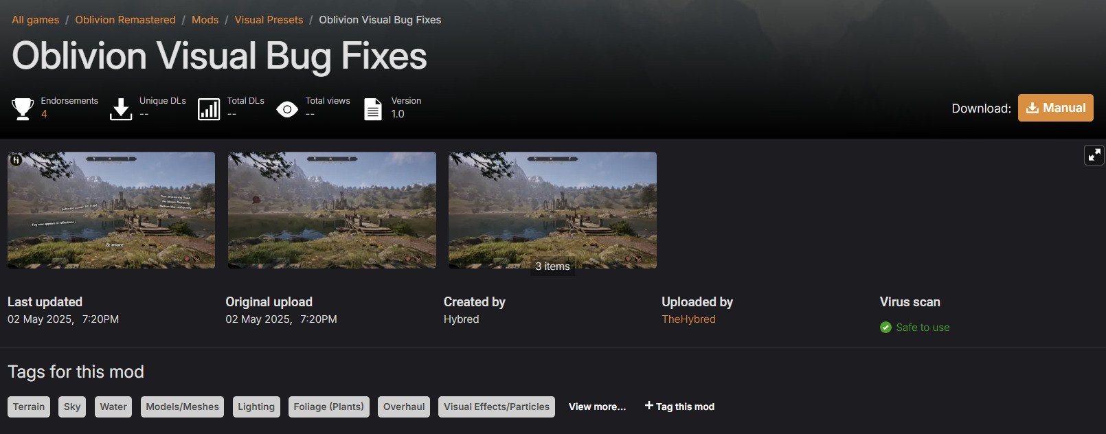 oblivion remastered mods