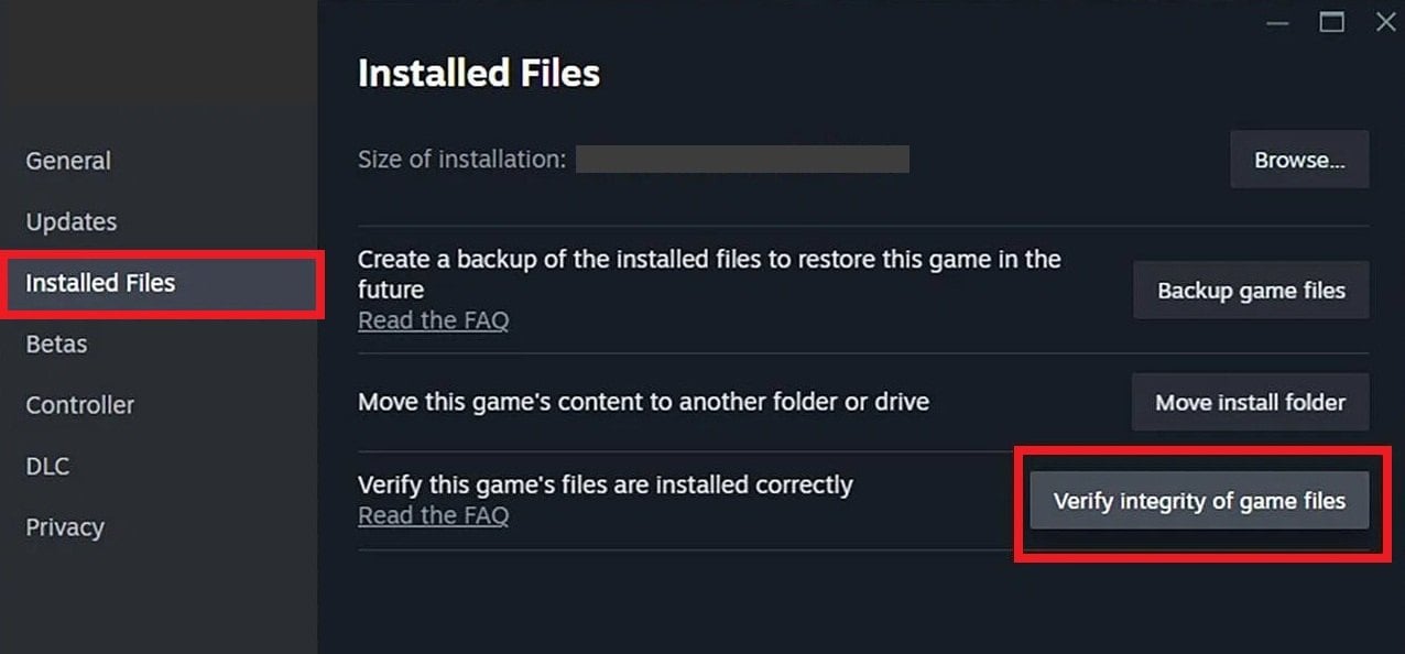 verify integrity of game files