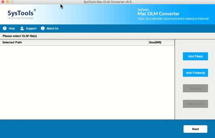 synctools olm to pst converter