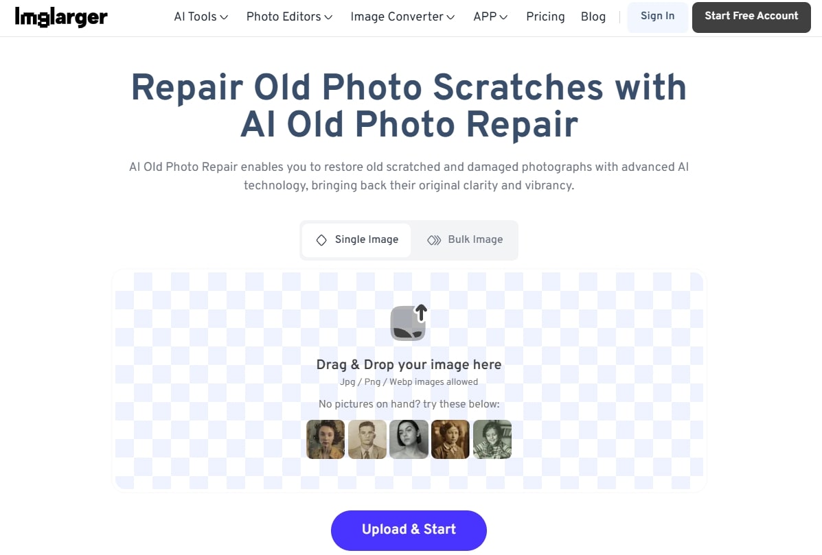 ai old photo repair