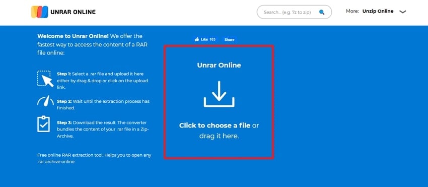 click to choose the file