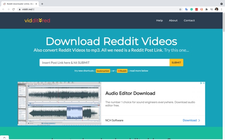 Reddit Video Downloader with Audio - Reddit Save