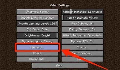 disable shaders