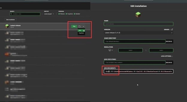 increase ram allocation