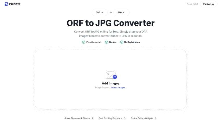 picflow orf to jpg converter