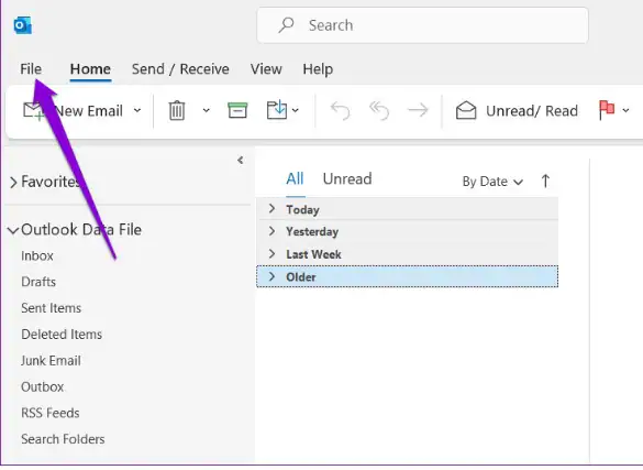 email attachments not showing up in outlook