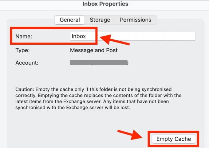 select the empty cache option