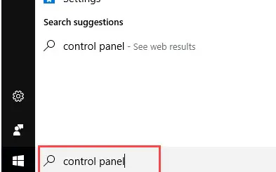 painel de controle