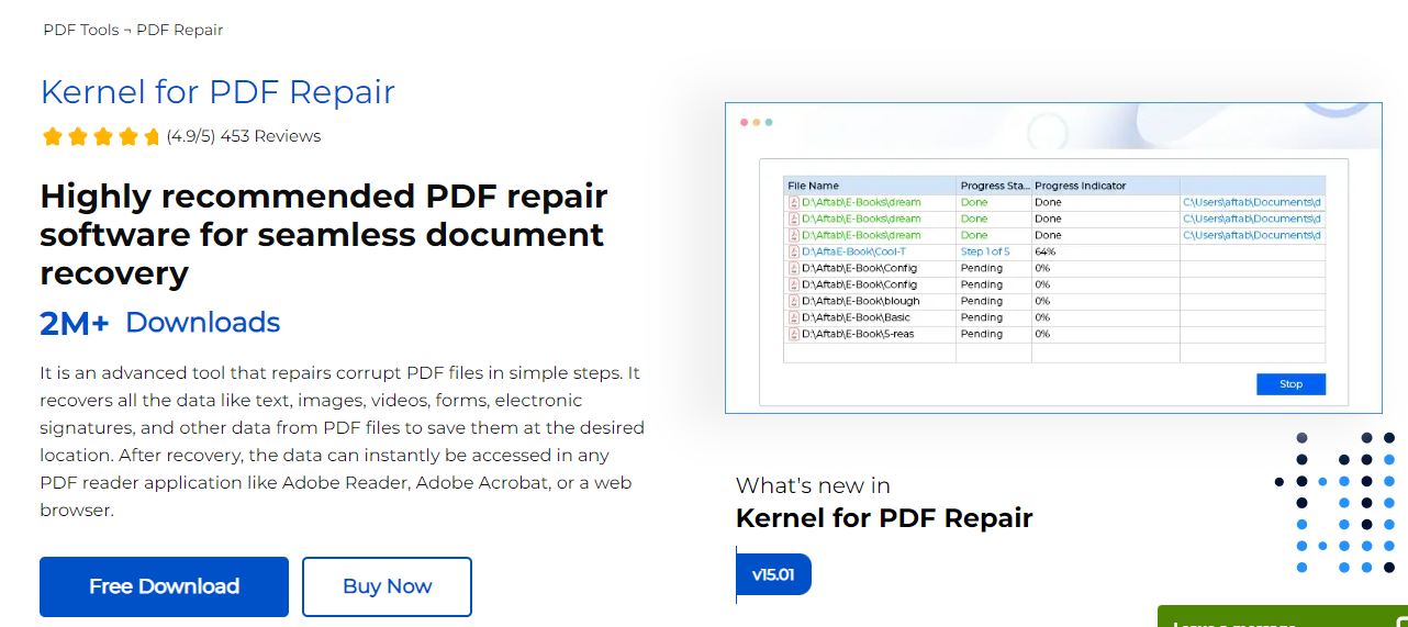 kernel pdf file fixer 