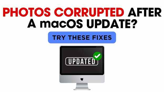 Fix Photos Corrupted After MacOS Update