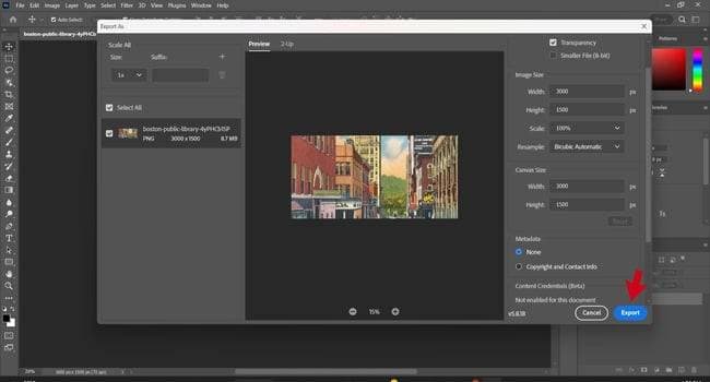 photoshop redimensionne les images sans déformer la qualité