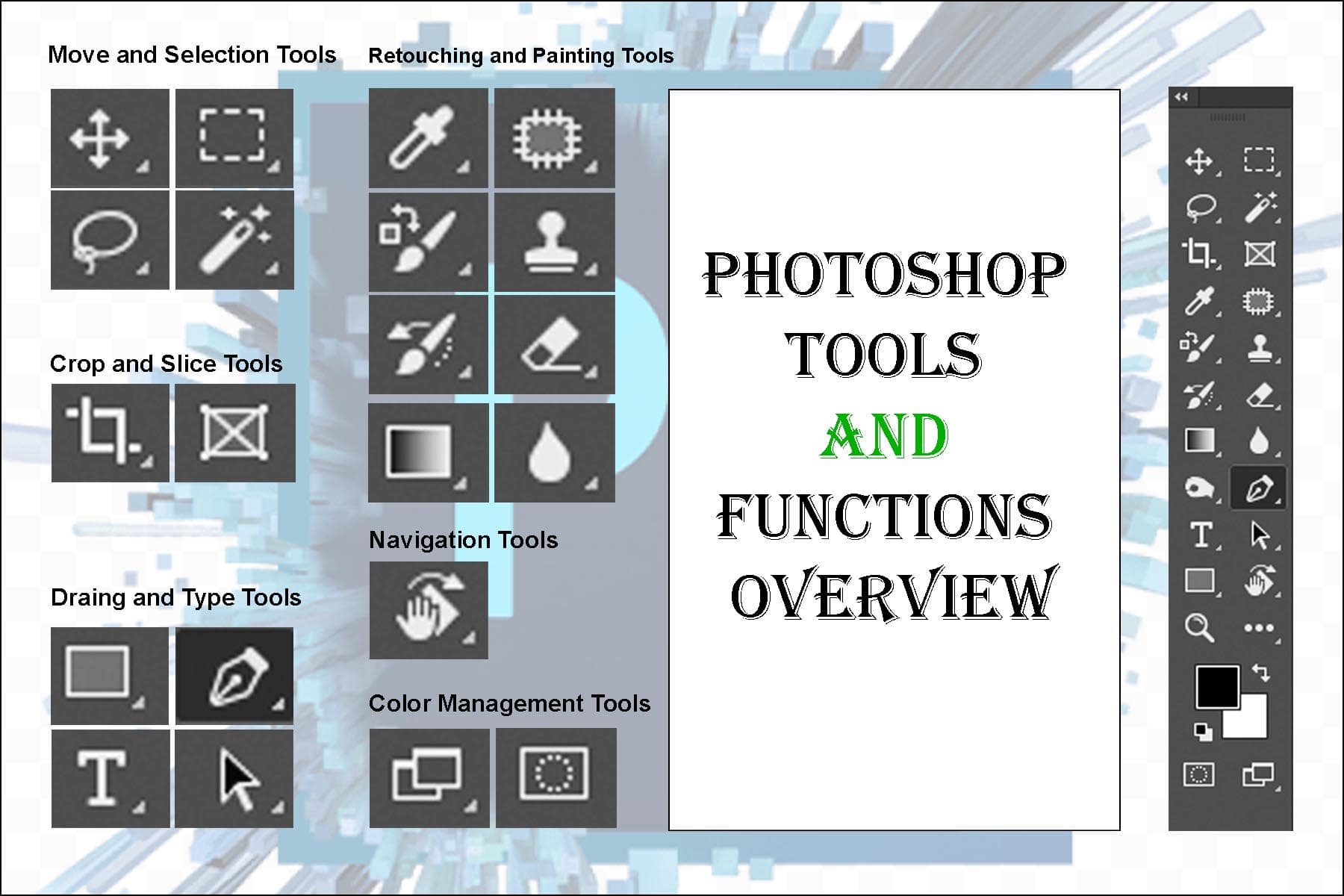 photoshop tools and functions