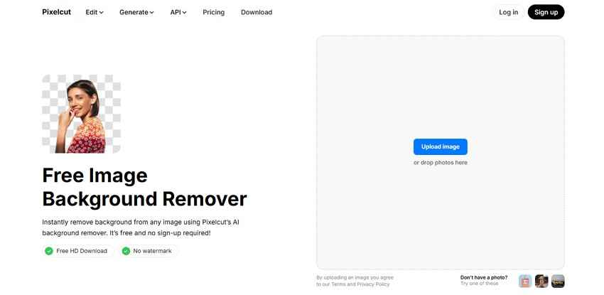 pixelcut background remover