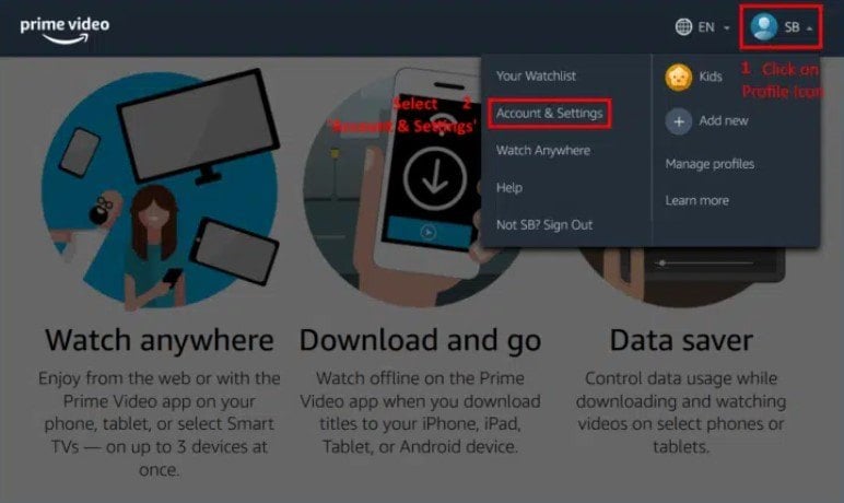 prime video not working samsung guide