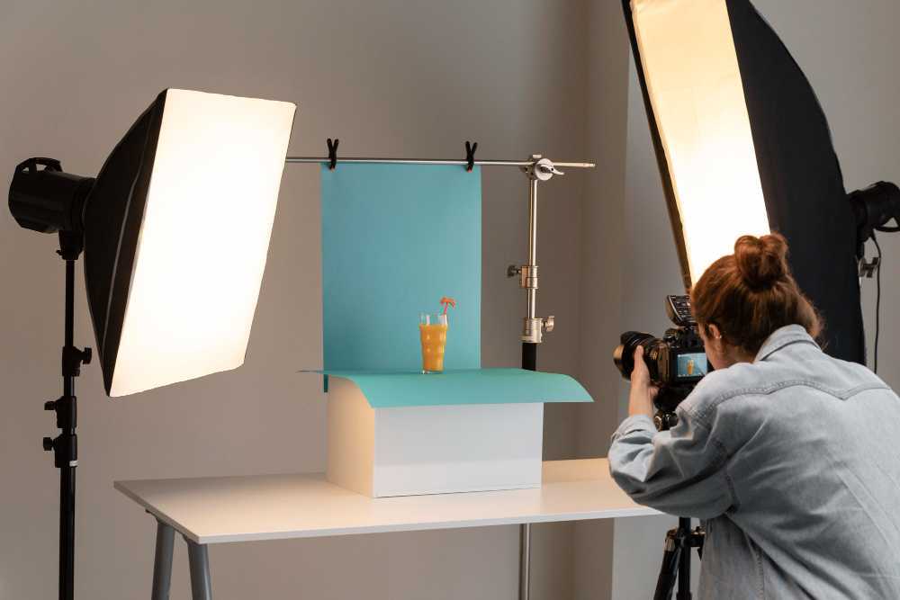 product photography in a studio