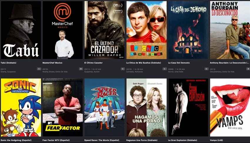 browse free movie library