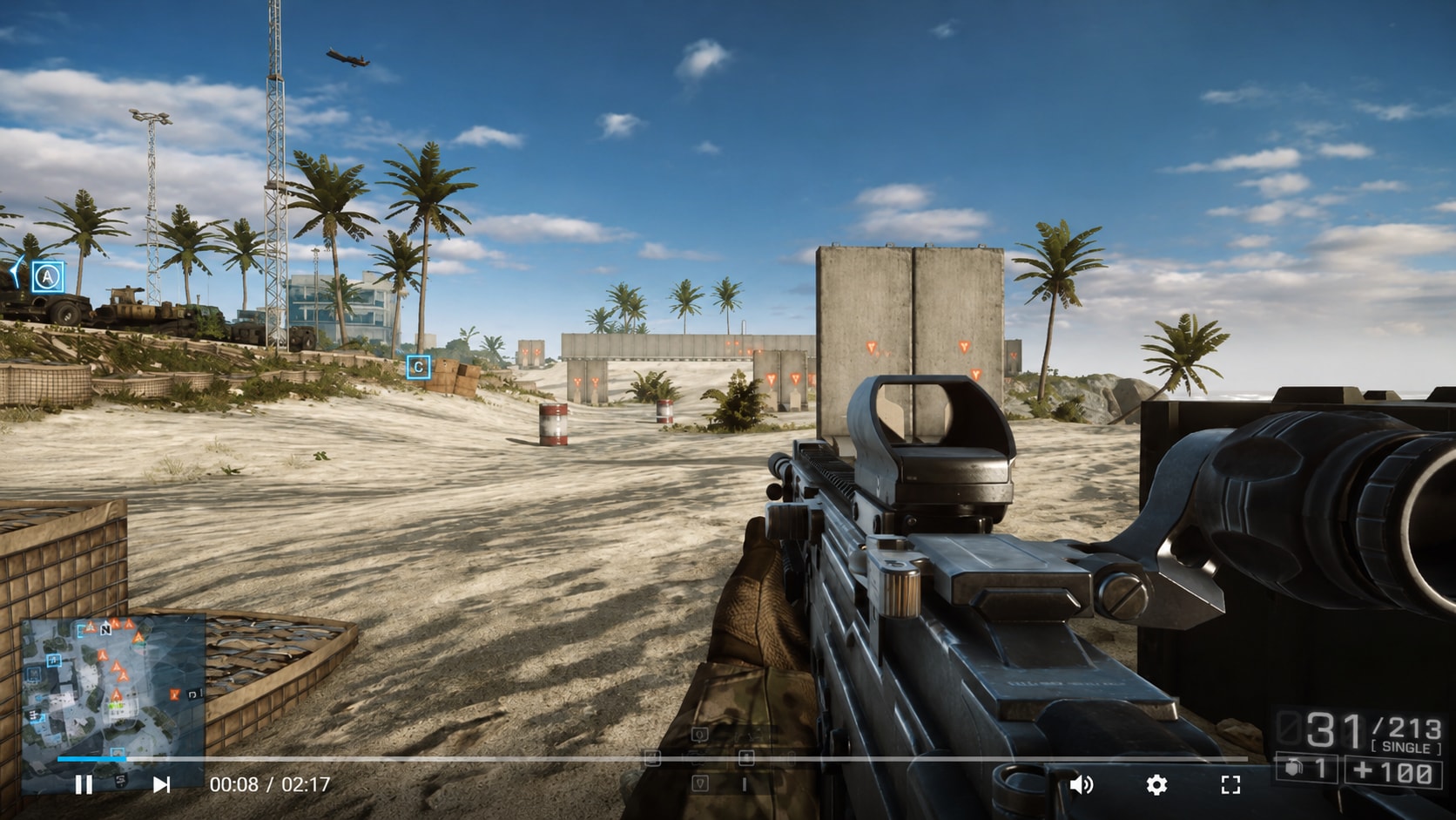 recorded video buffering after