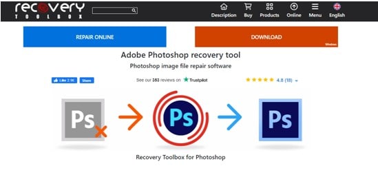 recovery toolbox photoshop