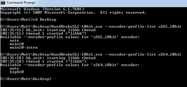 compress mov files with handbrake cli