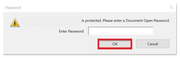 enter the password