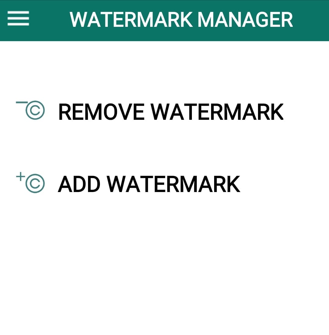 remove watermark option