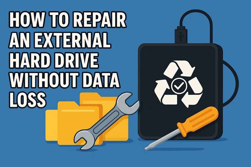 repair an external hard drive