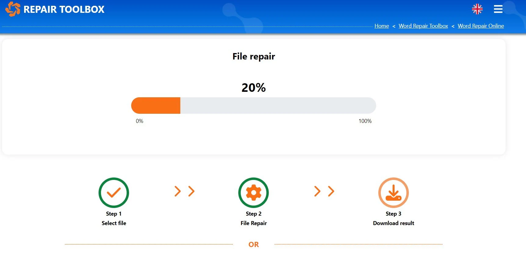 file repair process 