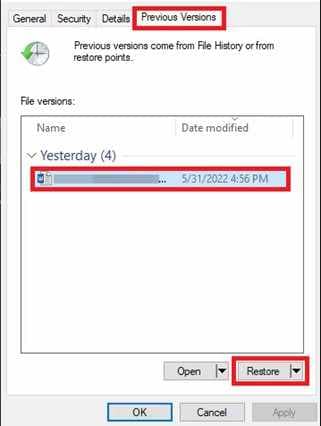 restore