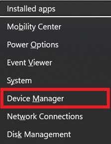 device manager 