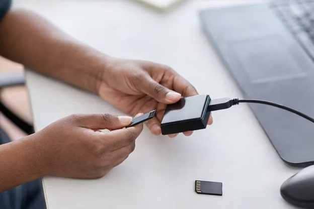 use another card reader 