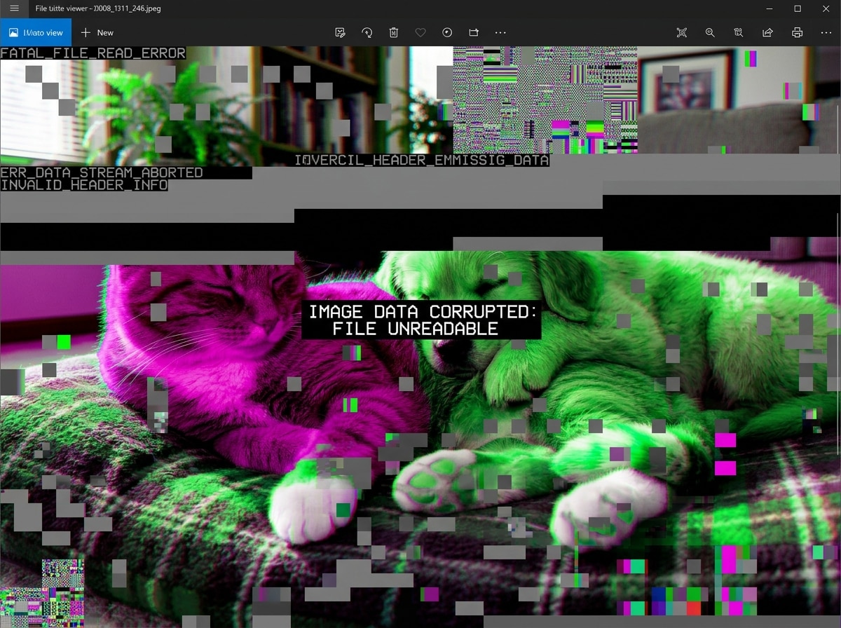 repair photo cant open before