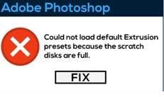 adobe photoshop fout 