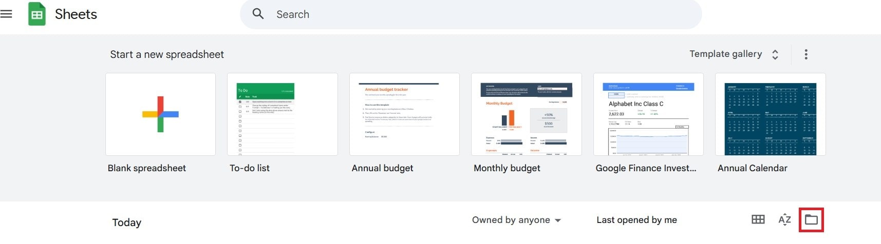 google sheets