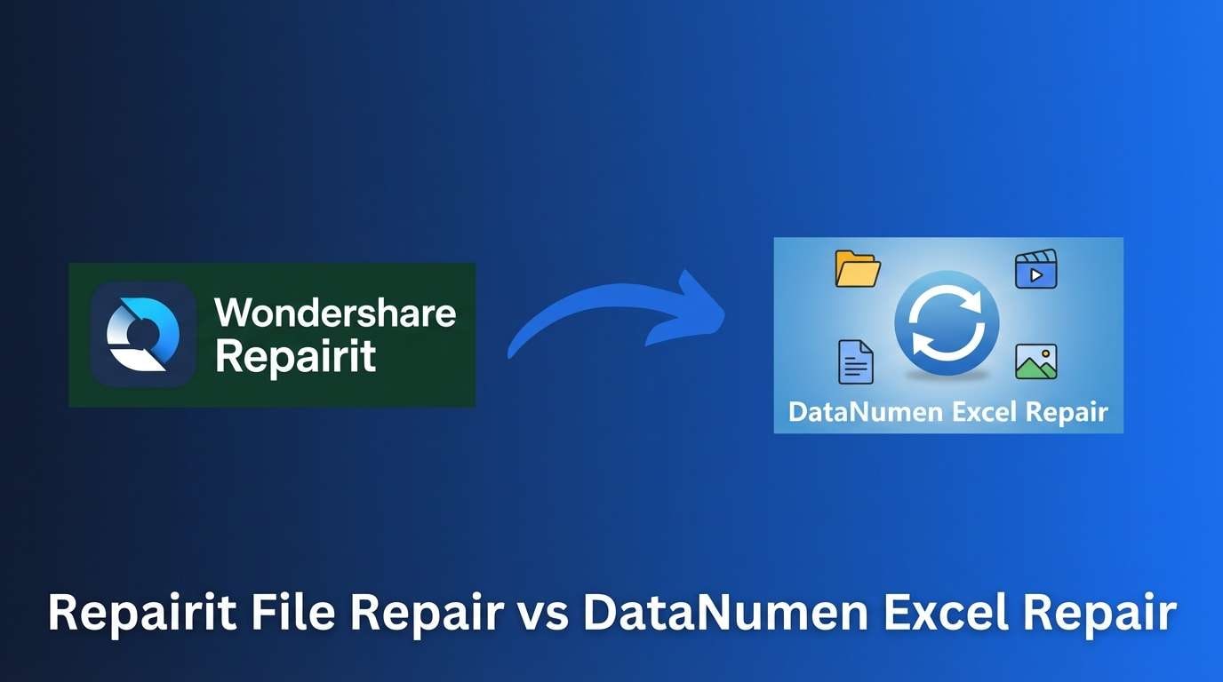 Repairit File Repair vs DataNumen Excel Repair: Which Excel Repair Tool Is Better for You?
