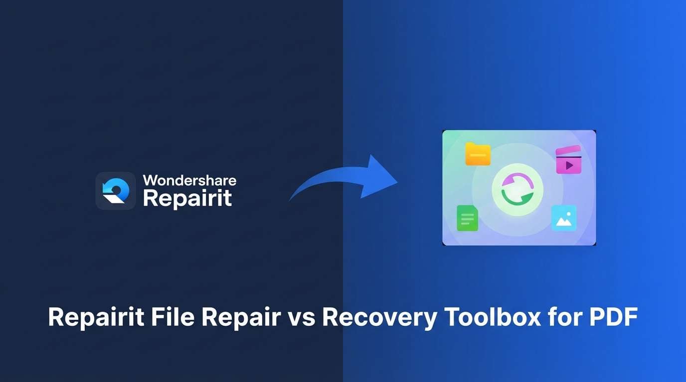 Repairit File Repair vs Recovery Toolbox for PDF: Which PDF Repair Tool Is Better for Damaged Documents?