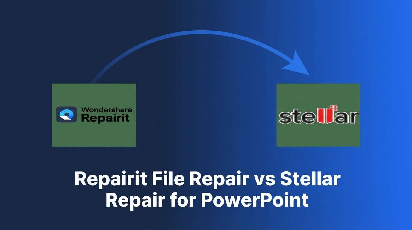 Repairit File Repair vs Stellar Repair for PowerPoint: Which File Repair Tool Is Better for Broken Presentations