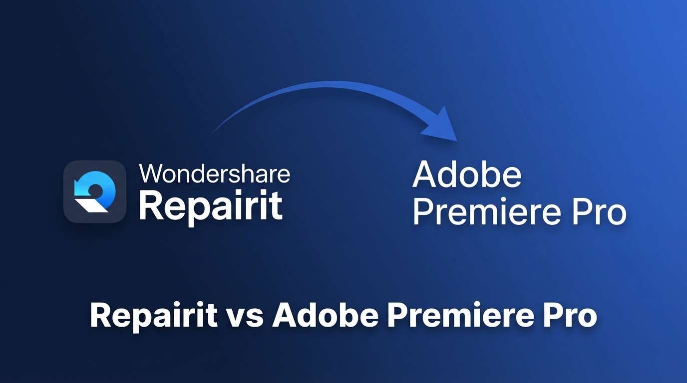 Repairit Video Enhancer vs Adobe Premiere Pro: Which Delivers Better, Faster Video Quality Improvements?