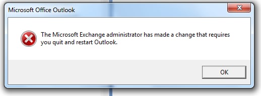 Una vez realizados los cambios, vuelva a iniciar Outlook. 
