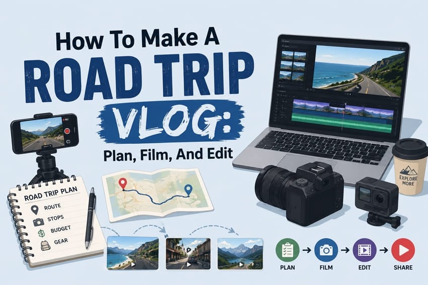 How to Make a Road Trip Vlog: Plan, Film, and Edit