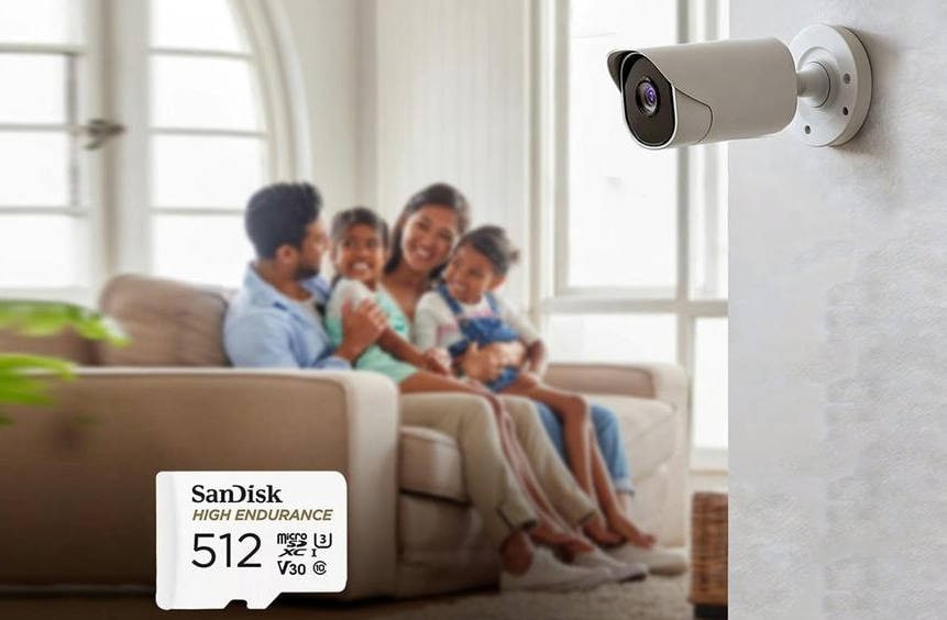 sandisk guardian series dash cam and security cam microsd cards