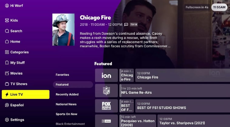 Tubi TV free streaming website with massive content library