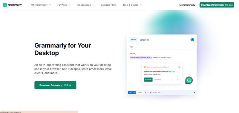 ai writing assistant with grammarly